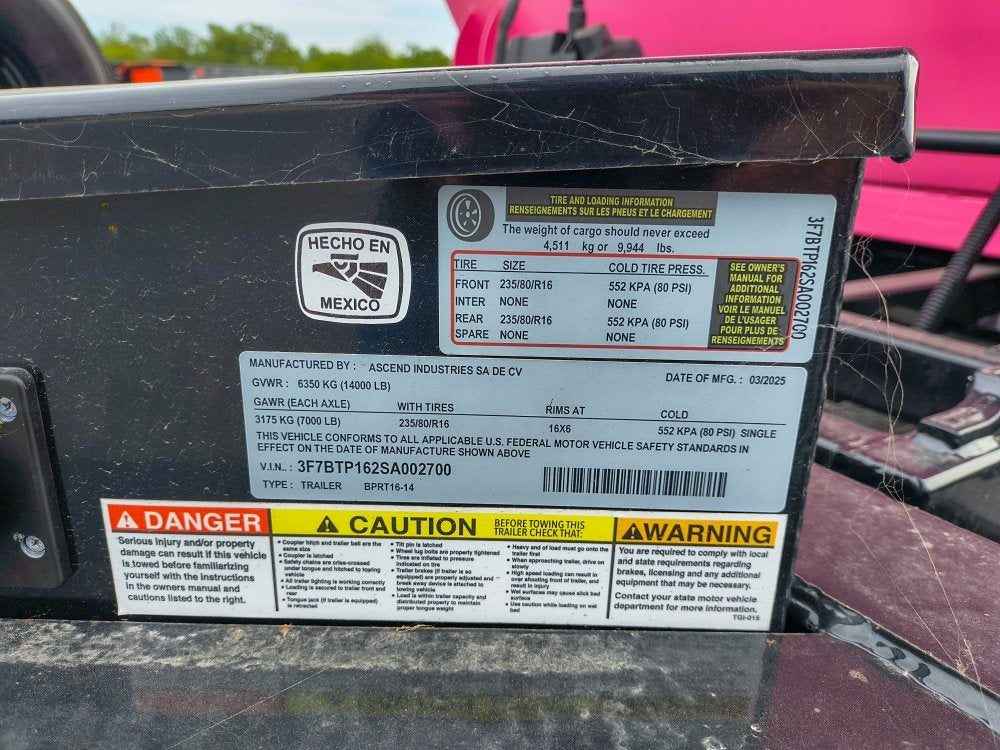 Stryker 16' BP Roll Off Bundle (2) 7k Axles + 3 Bins w/ 4' Walls - Roll Off Packages/16' Bumper Pull - Stryker Dealership Group