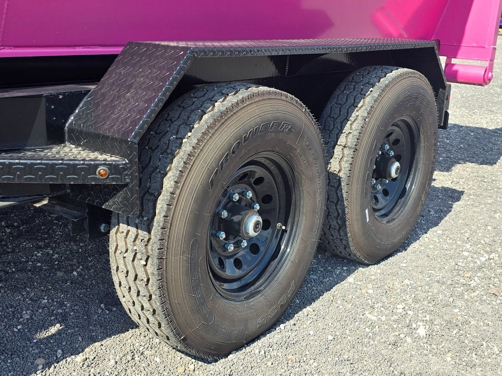 Stryker 16' BP Roll Off Bundle (2) 7k Axles + 3 Bins w/ 4' Walls - Roll Off Packages/RO 16' Bumper Pull - Stryker Dealership Group