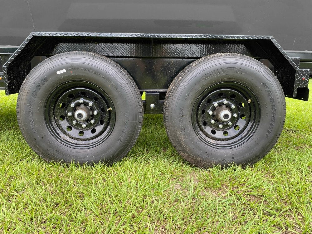 Stryker 16' BP Roll off Bundle (2) 7k Axles + 3 Bins w/ 4' Walls - Roll Off Packages/RO 16' Bumper Pull - Stryker Dealership Group