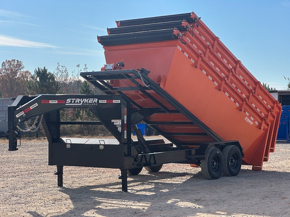 Stryker 16' GN Roll Off Base (2) 7K Axles - Roll Off Base Trailer/RO 16' Gooseneck - Stryker Dealership Group