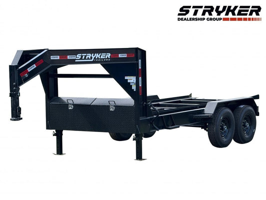 Stryker 16' GN Roll Off Base (2) 7k Axles - Roll Off Base Trailer/RO 16' Gooseneck - Stryker Dealership Group