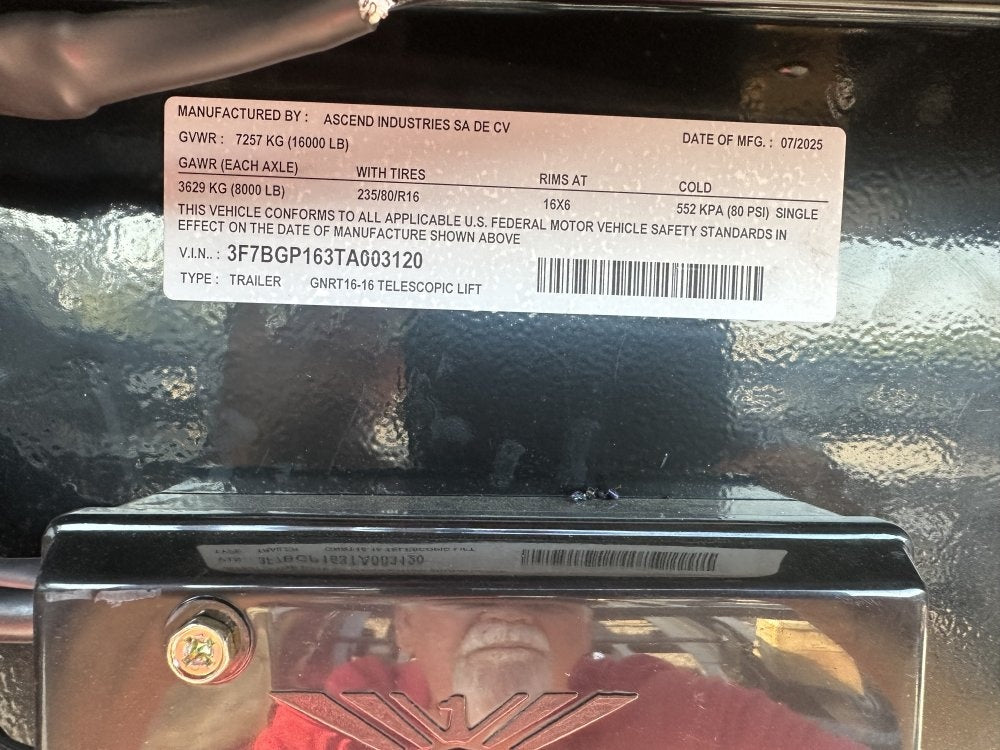 Stryker 16' GN Roll Off Base (2) 8K Axles - Roll Off Base Trailer/RO 16' Gooseneck - Stryker Dealership Group