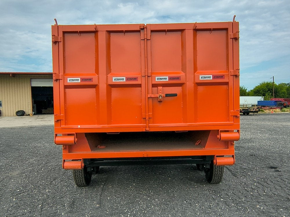 Stryker 16' GN Roll Off Bundle (2) 7k Axles + 2 Bins w/ 4' Walls - Roll Off Packages/16' Gooseneck - Stryker Dealership Group