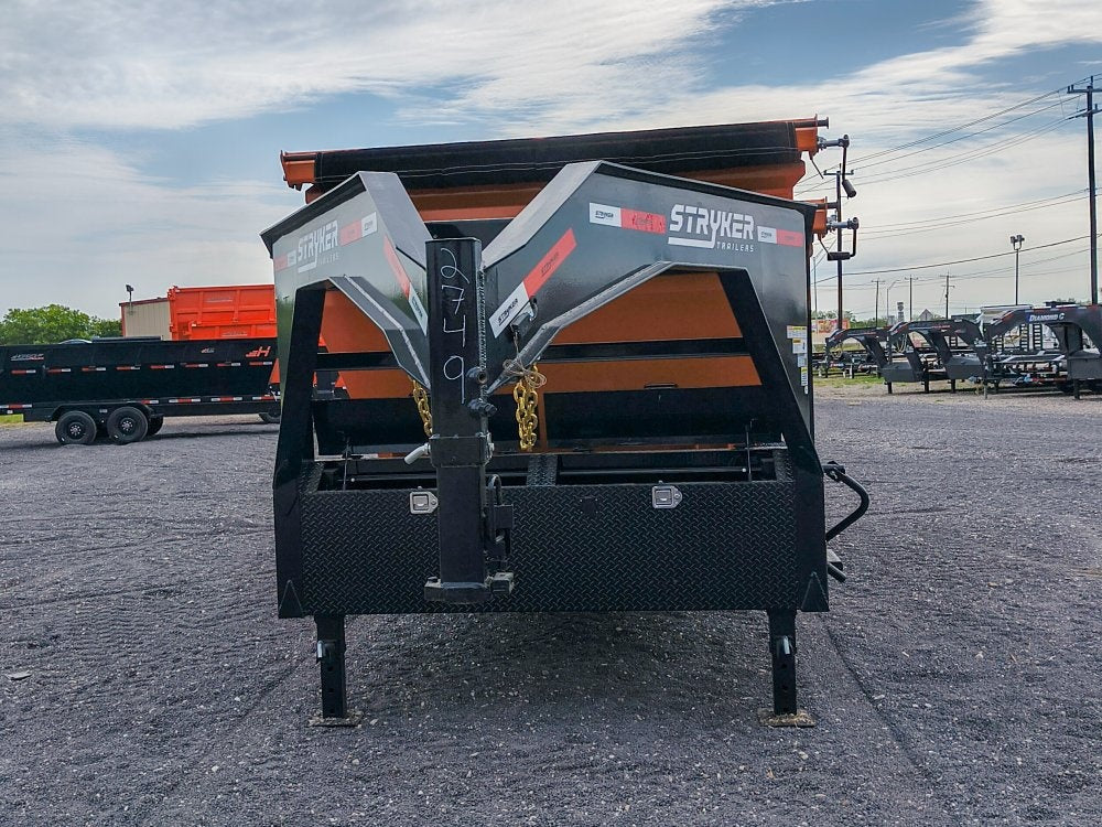 Stryker 16' GN Roll Off Bundle (2) 7k Axles + 2 Bins w/ 4' Walls - Roll Off Packages/16' Gooseneck - Stryker Dealership Group