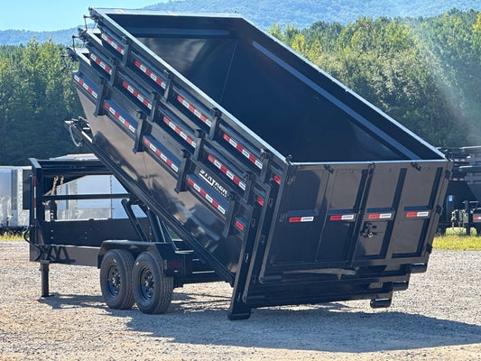 Stryker 16' GN Roll Off Bundle (2) 7k Axles + 2 Bins w/ 4' Walls - Roll Off Packages/16' Gooseneck - Stryker Dealership Group