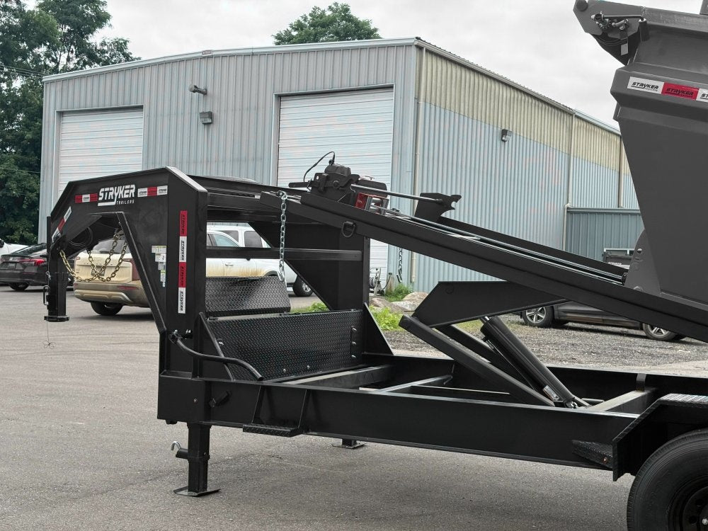 Stryker 16' GN Roll off Bundle (2) 7k Axles + 2 Bins w/ 4' Walls - Roll Off Packages/RO 16' Gooseneck - Stryker Dealership Group