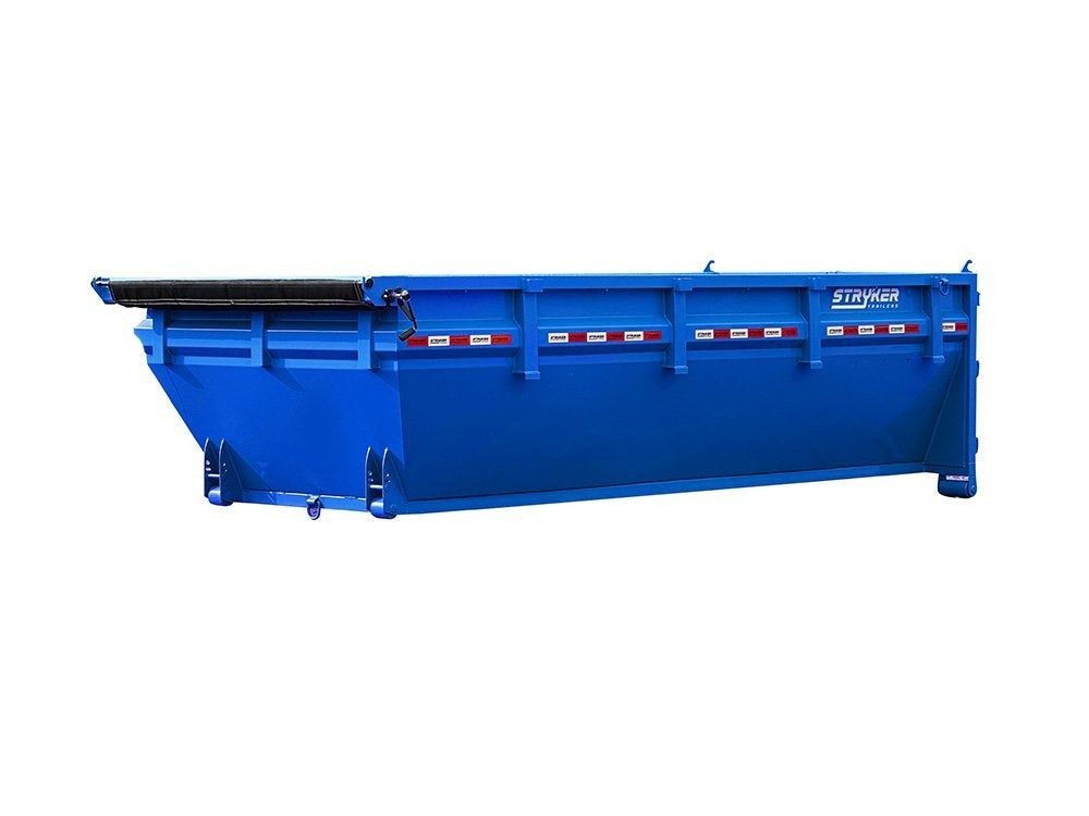 Stryker 16' GN Roll Off Bundle (2) 7k Axles + 3 Bins w/ 4' Walls - Roll Off Packages - Stryker Dealership Group