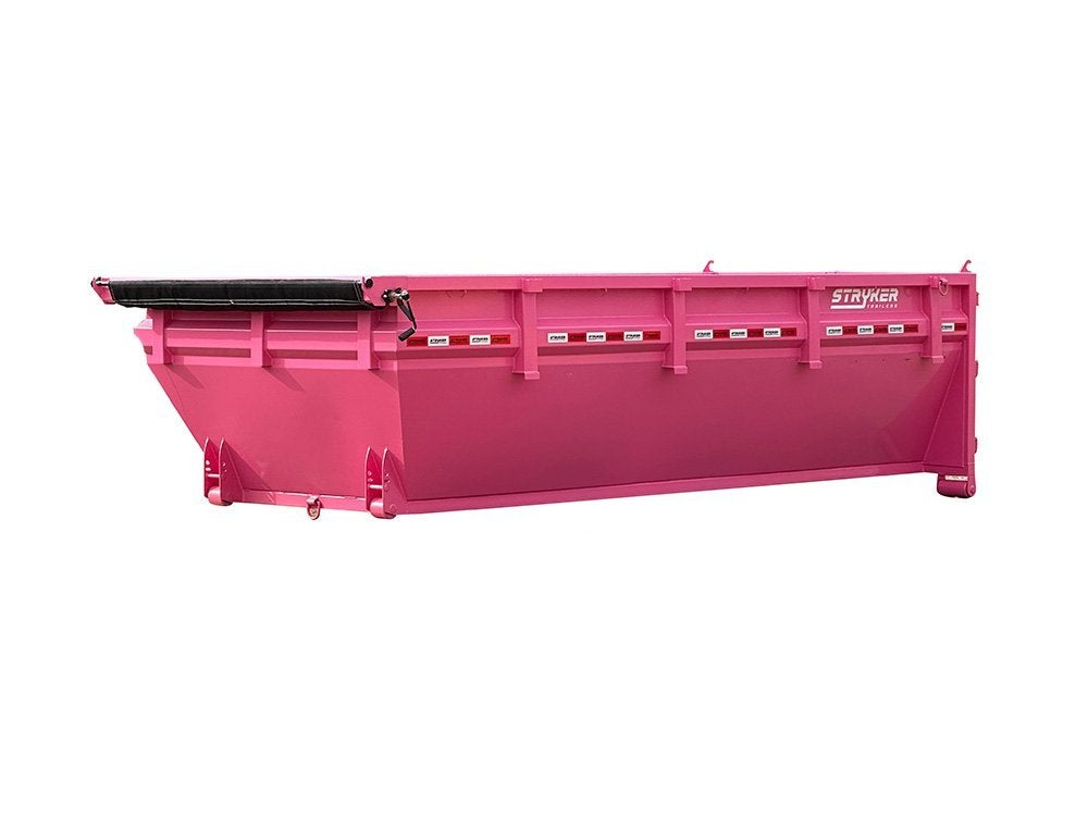 Stryker 16' GN Roll Off Bundle (2) 7k Axles + 3 Bins w/ 4' Walls - Roll Off Packages - Stryker Dealership Group