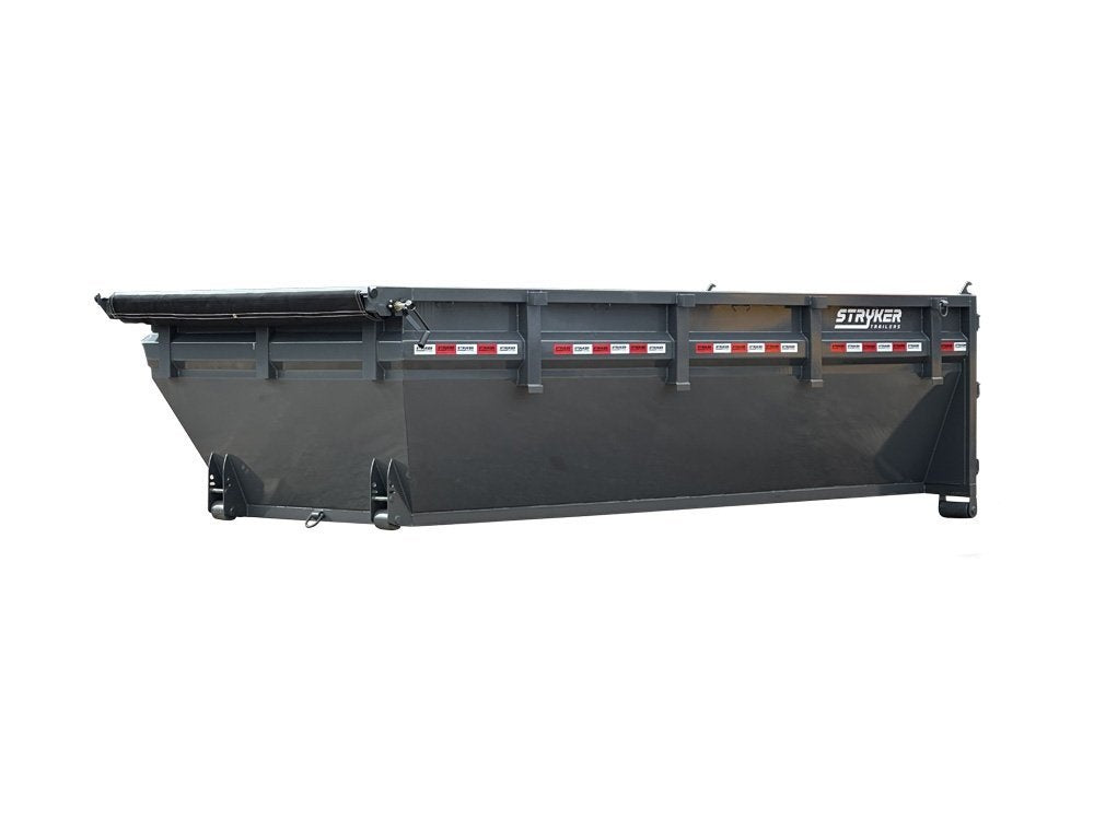 Stryker 16' GN Roll Off Bundle (2) 7k Axles + 3 Bins w/ 4' Walls - Roll Off Packages - Stryker Dealership Group