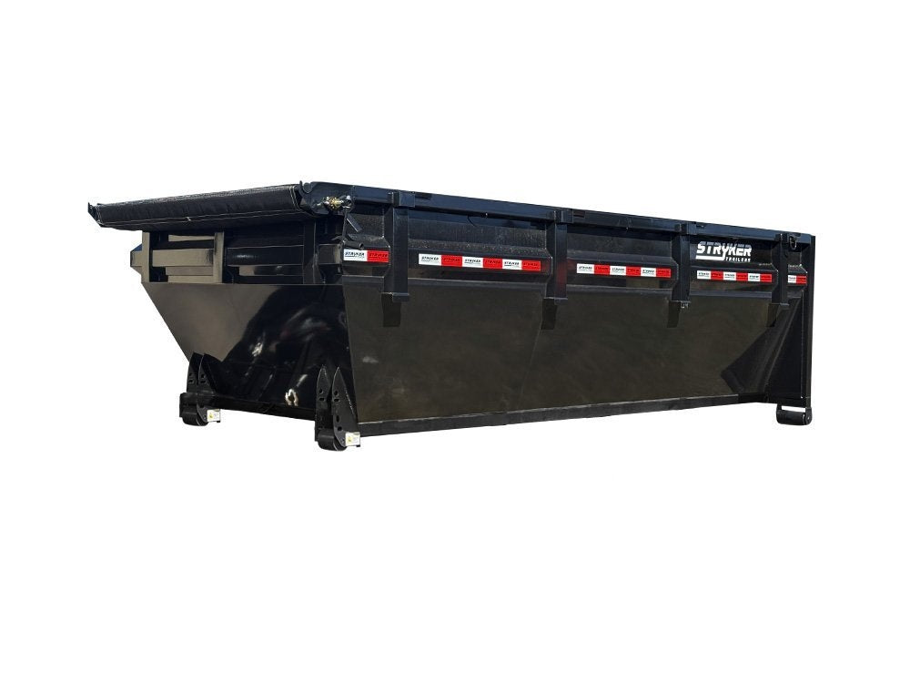 Stryker 16' GN Roll Off Bundle (2) 7k Axles + 3 Bins w/ 4' Walls - Roll Off Packages - Stryker Dealership Group