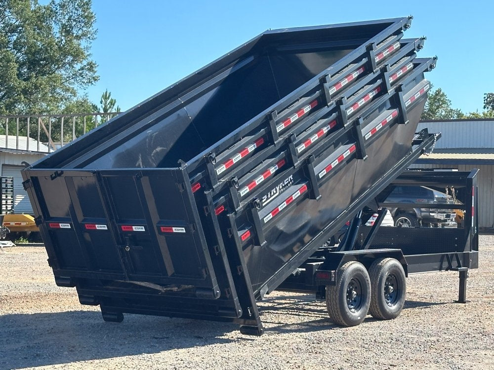 Stryker 16' GN Roll Off Bundle (2) 7k Axles + 3 Bins w/ 4' Walls - Roll Off Packages/RO 16' Gooseneck - Stryker Dealership Group