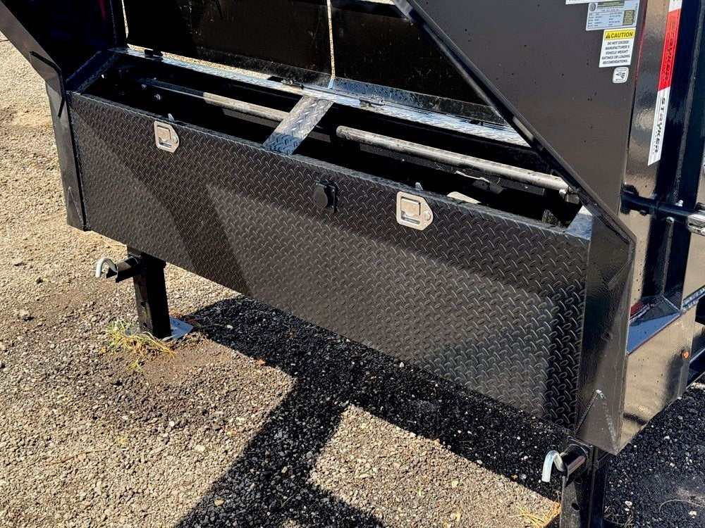 Stryker 16' GN Roll Off Bundle (2) 7k Axles + Bin 4' Walls - Roll Off Packages - RO 16' Gooseneck - Stryker Dealership Group