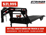 44' Stryker Gooseneck Full Width Mesh Deck Multi Car Hauler (3) 7k Axles - 12k GVWR Derated 621