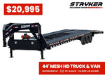 44' Stryker Gooseneck Mesh Deck Multi Car Hauler (3) 7k Axles - 12k GVWR Derated 622