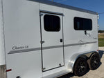 Sundowner 2 Horse Charter SE - White - (2) 3500lb Axles KC2674 - Stryker Dealership Group