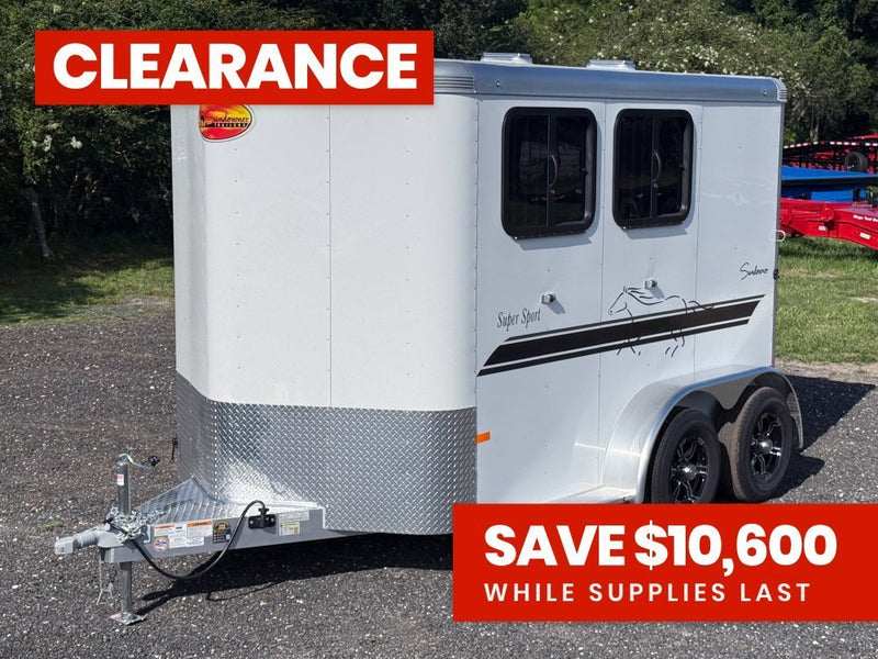 Sundowner 2 Horse Super Sport - White - Porch Lights KC2614 - Stryker Dealership Group