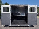 Sundowner 3 Horse Super Sport - Silver - Feed Door and Window KC1518 - Stryker Dealership Group