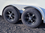Sundowner Charter SE 2+1 Gooseneck Straight Load - White w/Stainless Nose (2) 5,200lb Axles - Side R KC1392 - Stryker Dealership Group