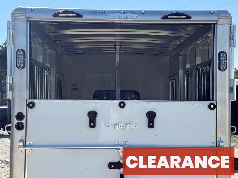 Sundowner 2 Horse Charter SE - White - (2) 3500lb Axles - 2 Horse - Horse Trailers - Stryker Dealership Group