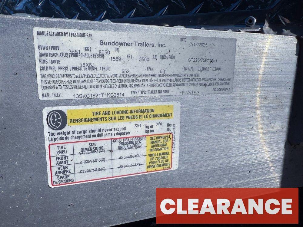 Sundowner 2 Horse Super Sport - White - Porch Lights - 2 Horse - Horse Trailers - Stryker Dealership Group