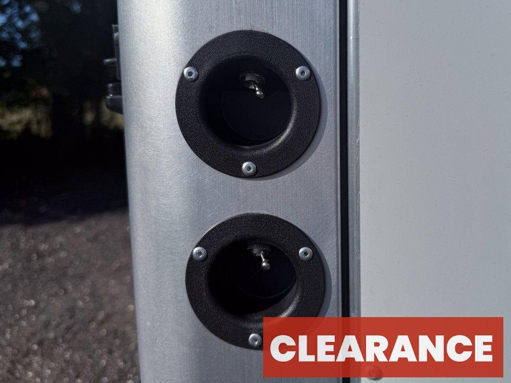 Sundowner 2 Horse Super Sport - White - Porch Lights - 2 Horse - Horse Trailers - Stryker Dealership Group