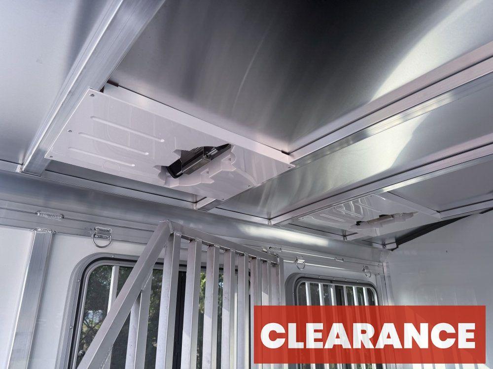 Sundowner 2 Horse Super Sport - White - Porch Lights - 2 Horse - Horse Trailers - Stryker Dealership Group