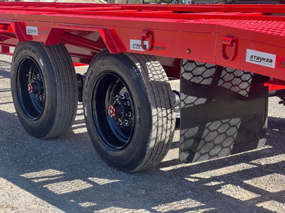 Utra Light 44' Car Trailer 2- 10k Axles  4"x15.5"x122" ramp holder With Winch 18 Ply Tires INV-2931 - Truck & Van Trailers - Stryker Dealership Group