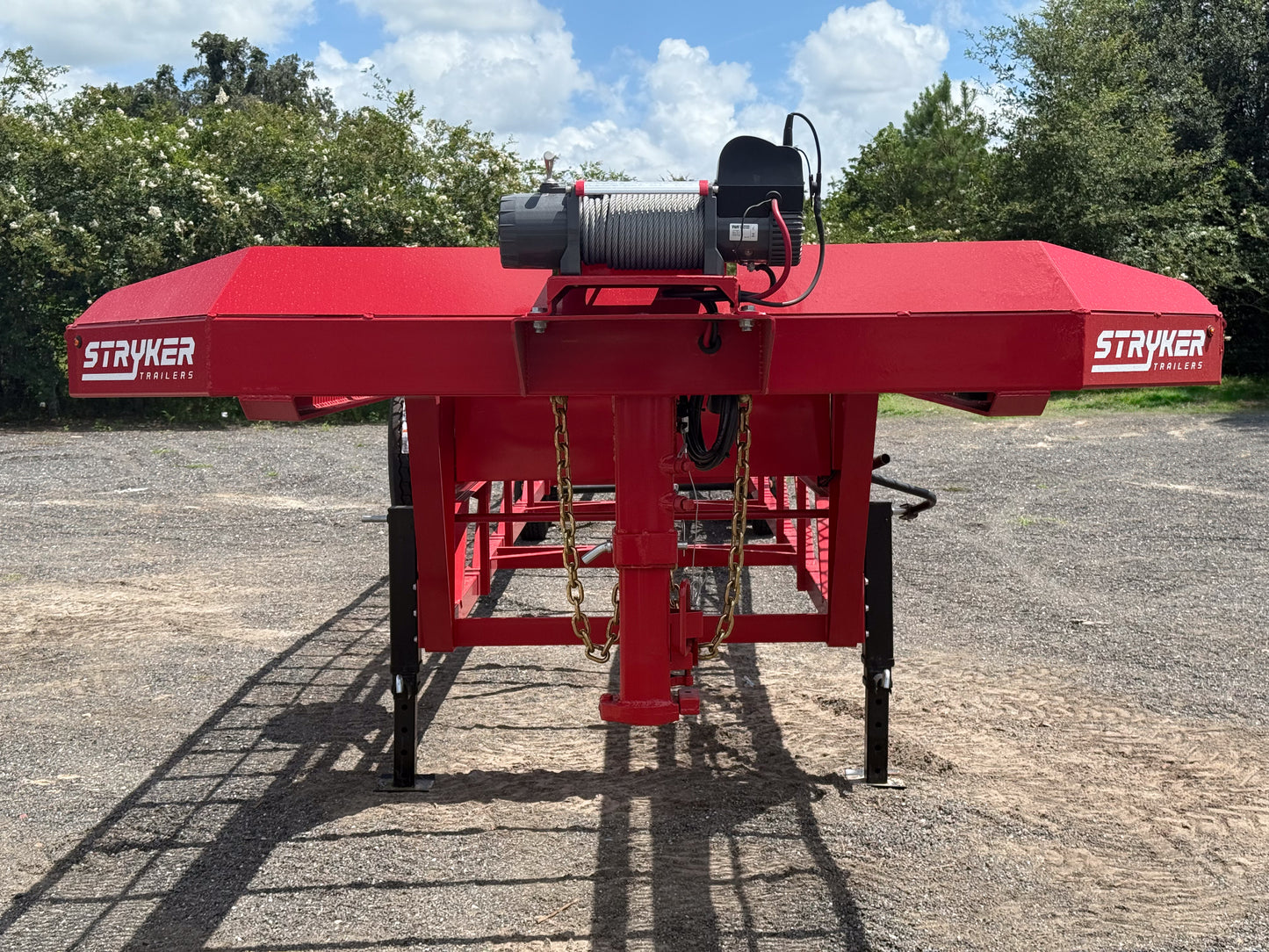50' Wedge Car Hauler (3) 7k Axles - Winch - 14ply Tires plus Spare - 10' Aluminum Ramps 003155